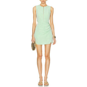 Matthew Bruch Draped Light Green Mini Dress Size 2